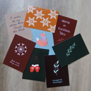8 kerstkaarten